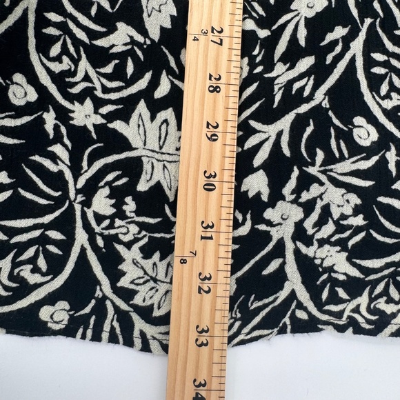 Volcom Dress Women Medium NEW Black Long Sleeve Boho Hippie Beach Short A Line - Picture 10 of 11